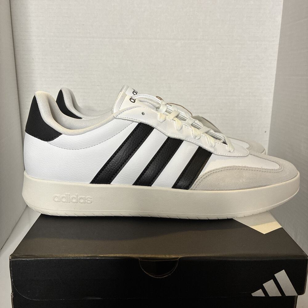 Adidas Barreda Shoes Men’s Size 13 White Black Grey Outdoor JI2306